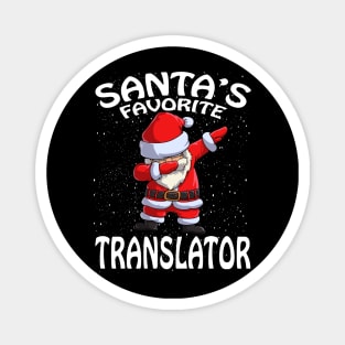 Santas Favorite Translator Christmas Magnet